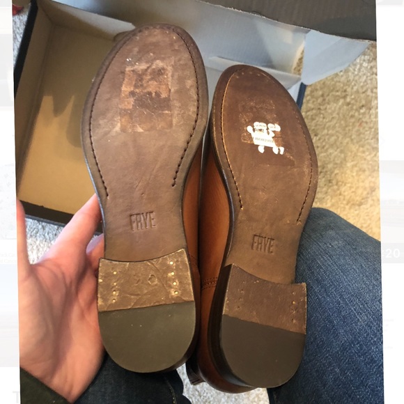 NEW!!! Frye Cara Roper Tall Boots Sz 9.5 Cognac - Picture 8 of 8